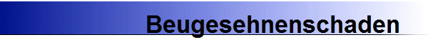 Beugesehnenschaden