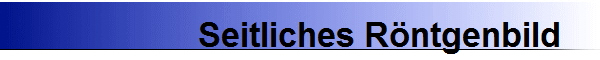 Seitliches Rntgenbild
