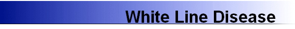 White Line Disease